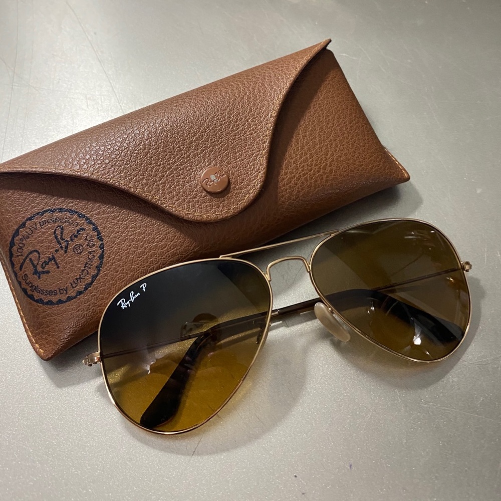 Ray-Ban Polarized Classic Aviators! Authentic!
